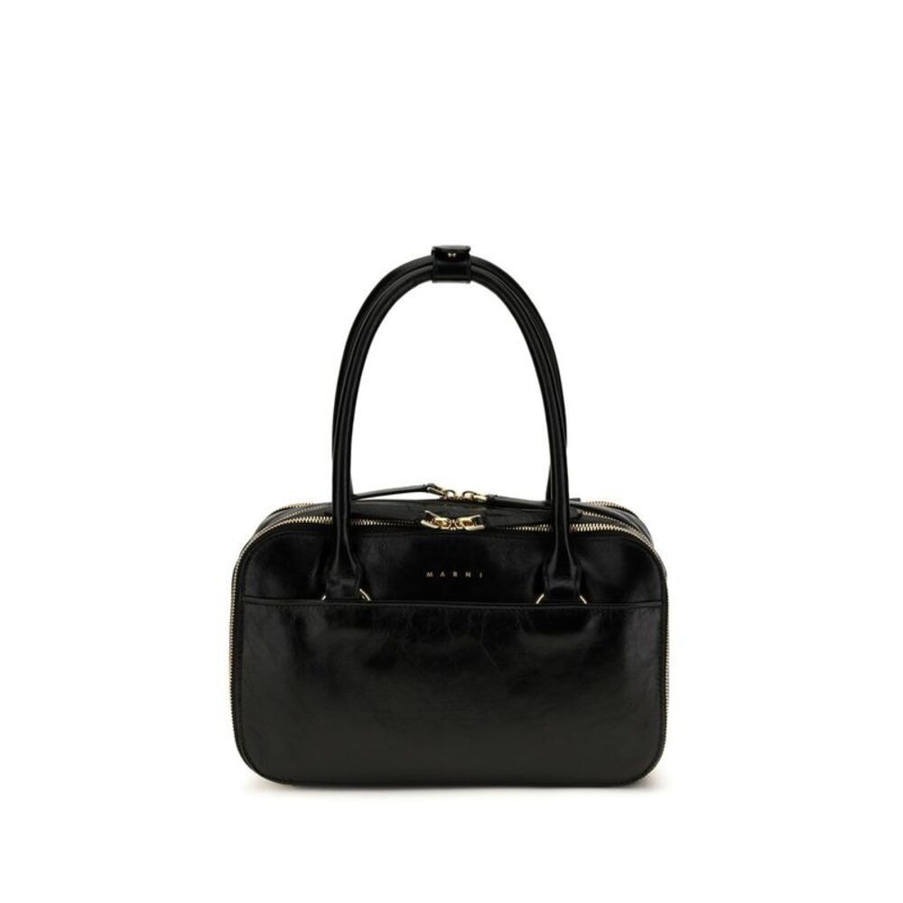 Marni Black Calf Leather Bos Taurus Women's Handbag